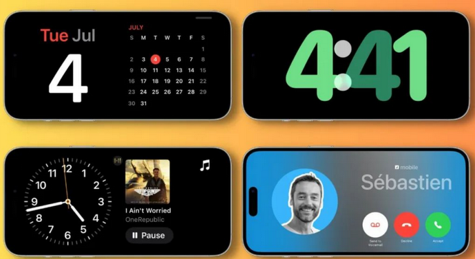 大兴苹果手机维修分享iOS17横屏充电待机显示有什么好处 