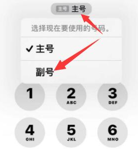 大兴苹果14维修店分享iPhone 14 Pro Max使用副卡打电话的方法 